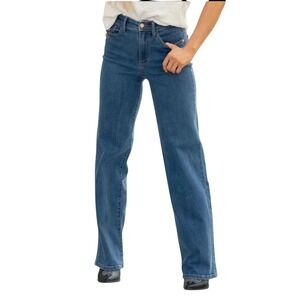 Judy Blue High Rise Wide Leg Jeans size 9/29Medium Wash JB82553MD